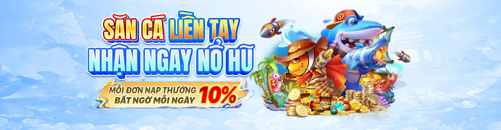 Banner khuyến mãi bắn cá 98win vn